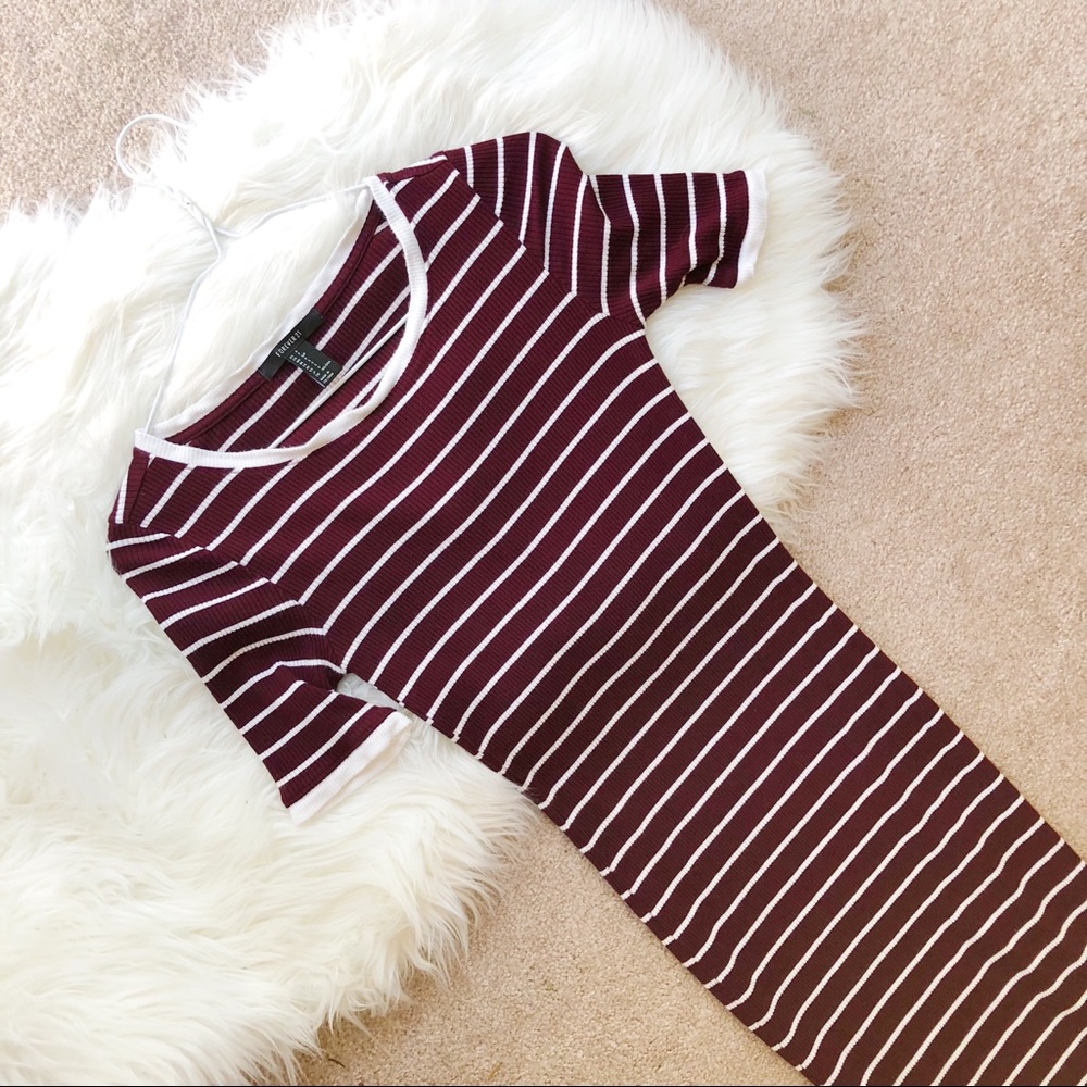 Forever 21 Striped Dress Small